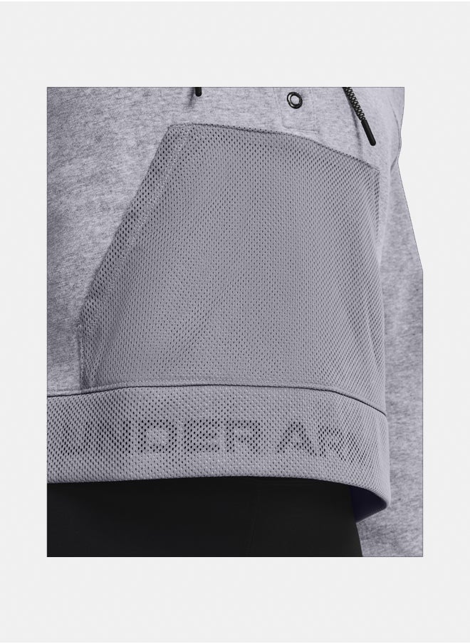 UNDER ARMOUR Rival Fleece Mesh Hoodie  - Image 5