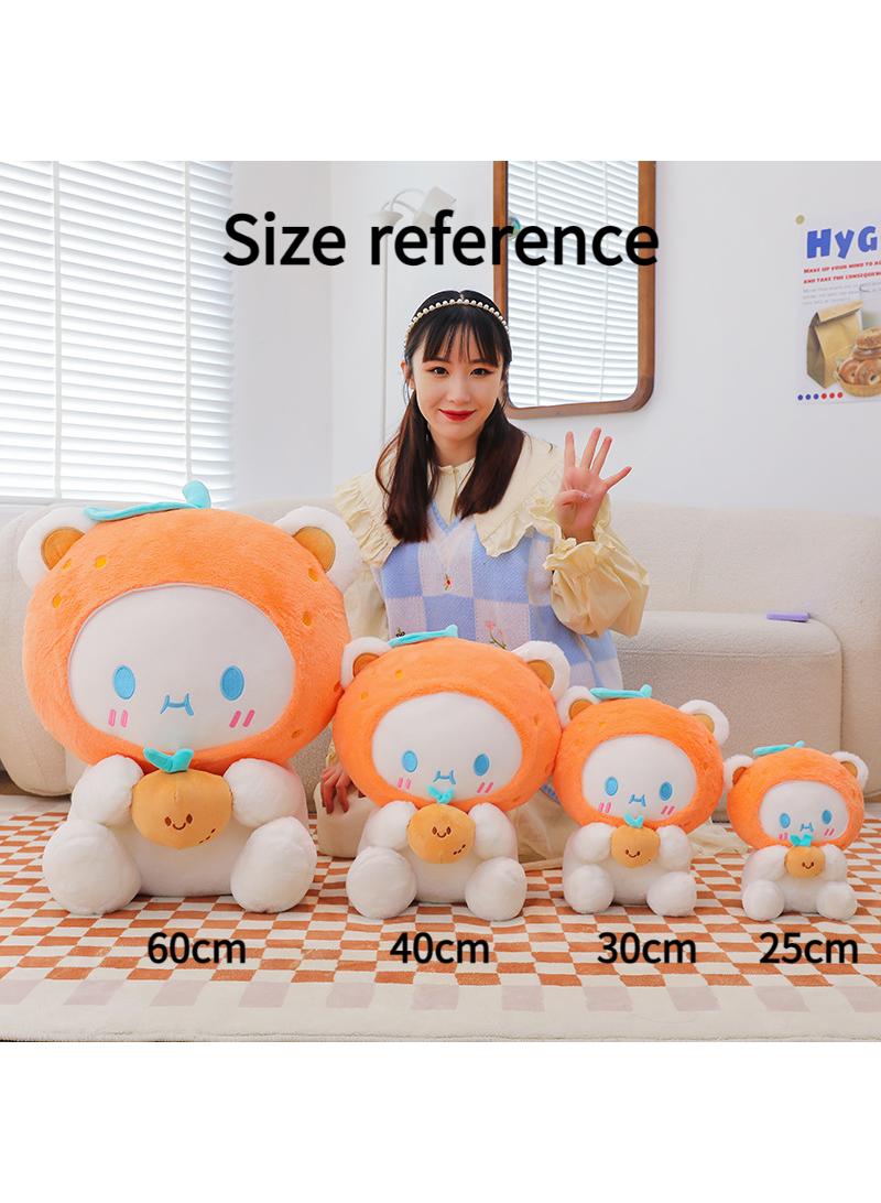 general 1 Pcs Sanrio Plush Toys Cute Stuffed Cinnamoroll Doll Soft Anime Cartoon Plushie Home Decor Best Gift For Kids Girls（Orange） - Image 2
