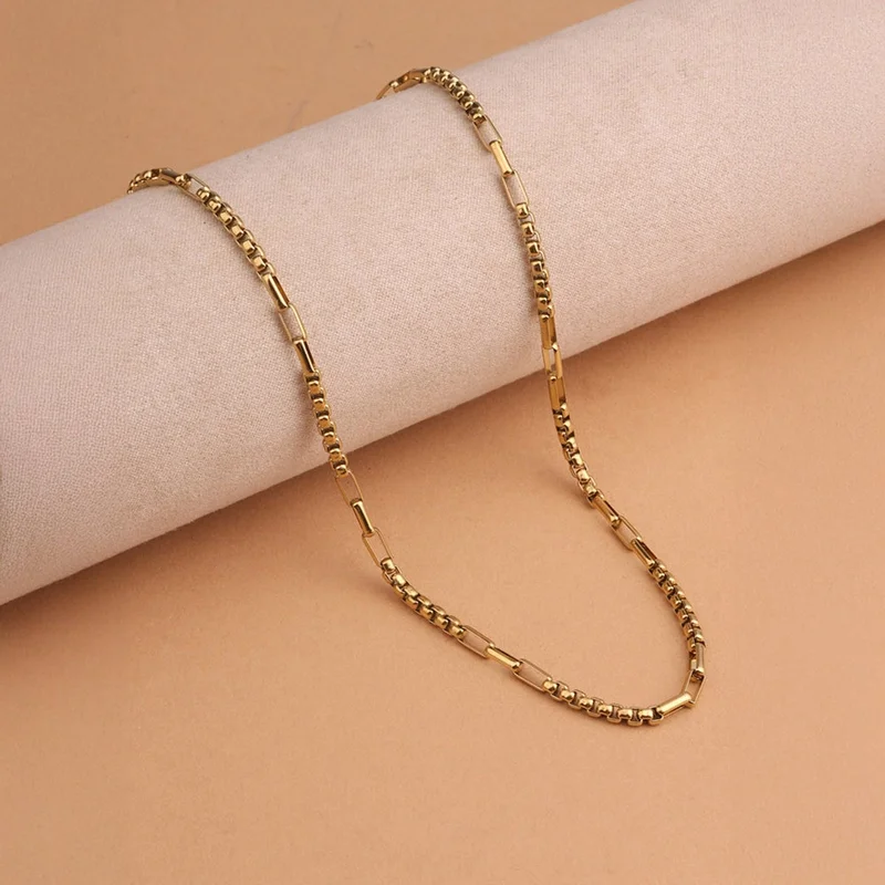 Palmonas PALMONAS Bold Fusion Link Necklace for Women - Waterproof & Anti-Tarnish