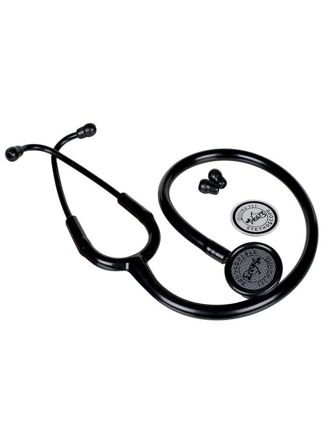 Vkare Adult Stainless Steel Stethoscope - Matte Black Edition - Image 3