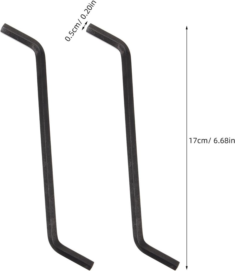2pcs Garbage Disposal Wrench Tool Metal Sink Trash Disposal Wrench Kitchen Garbage Unjam Tool for Household Sink Maintenance - Image 2