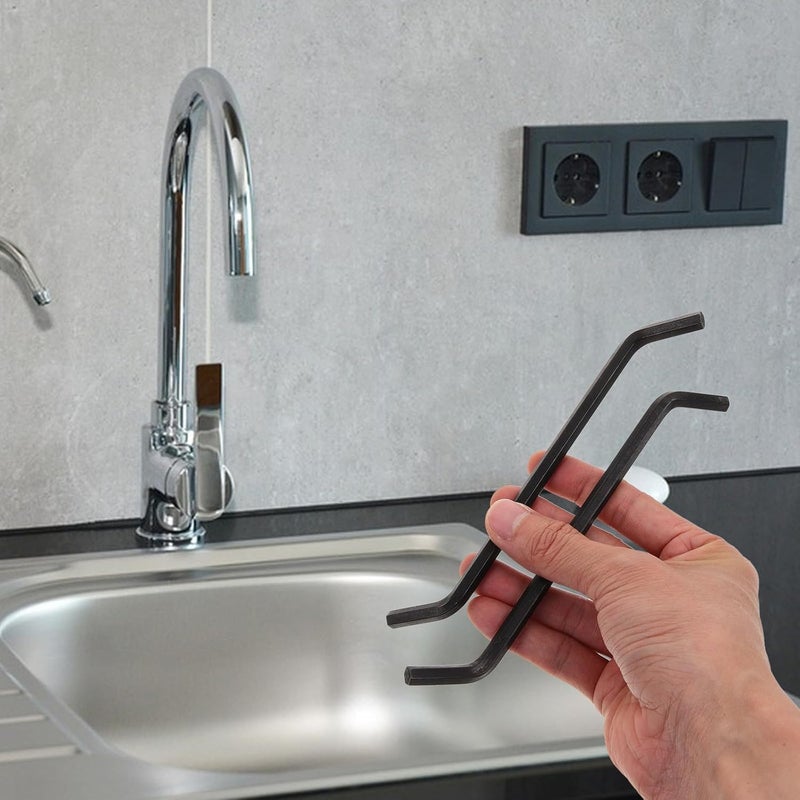 2pcs Garbage Disposal Wrench Tool Metal Sink Trash Disposal Wrench Kitchen Garbage Unjam Tool for Household Sink Maintenance - Image 5