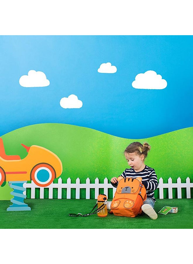 Trunki ToddlePak Tipu Tiger Orange Preschool Backpack, High Visibility Children's Rucksack with Adjustable Straps, 5L Capacity and Storage - Image 4