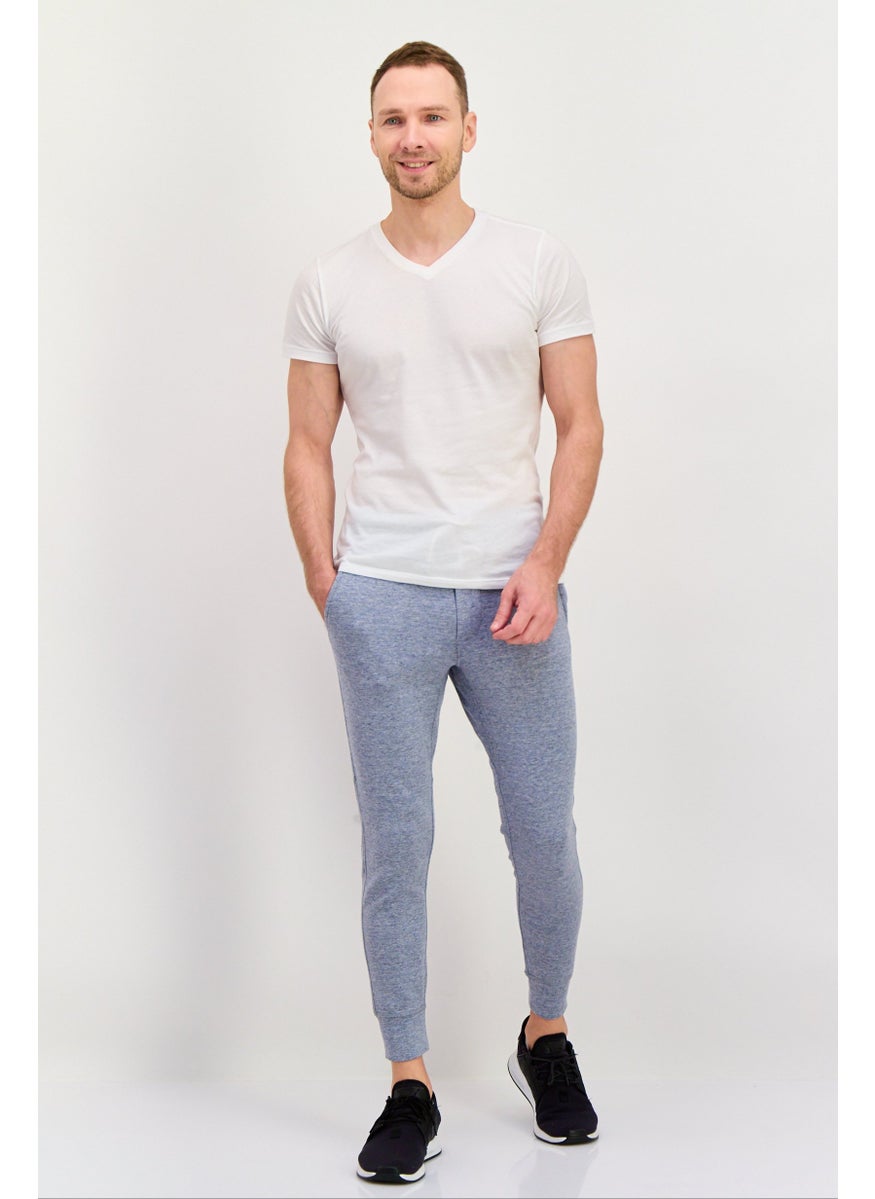 American Eagle - Men Regular Fit Solid Jogger Pants, Grey - Image 1