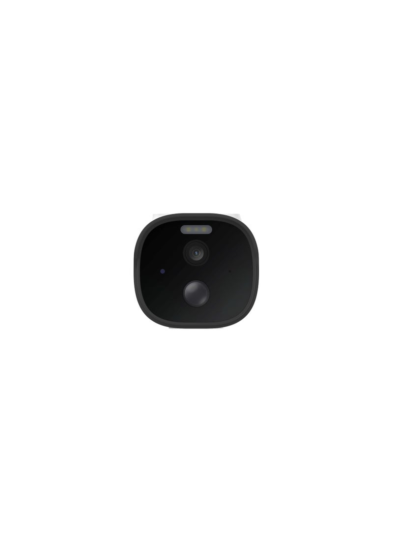 Powerology Built-in Solar Outdoor Camera 256GB 5200 mAh 20fps / IR Night Vision / Two-Way Audio / Motion Detection / 2K Quad HD Surveillance Camera / Dust Resistance / Mobile App Support (Android, iOS) - White  - Image 4