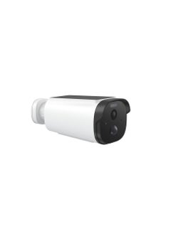 Powerology Built-in Solar Outdoor Camera 256GB 5200 mAh 20fps / IR Night Vision / Two-Way Audio / Motion Detection / 2K Quad HD / Type-C Charging Input / Dust Resistance / Mobile App Support (Android, iOS) - White  - Image 3