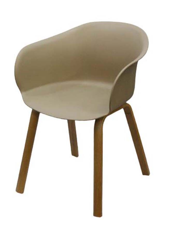 JILPHAR FURNITURE Jilphar Fiber Plastic Chair with Metal Legs JP1324C  - Image 1