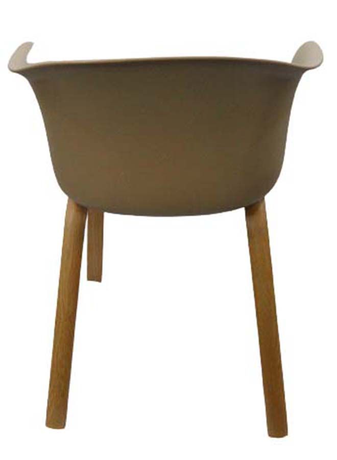 JILPHAR FURNITURE Jilphar Fiber Plastic Chair with Metal Legs JP1324C  - Image 3