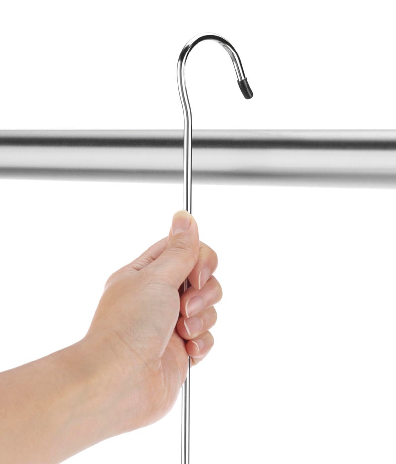 Whitmor Double Closet Rod - Heavy Duty Closet Organizer- Chrome - Image 4