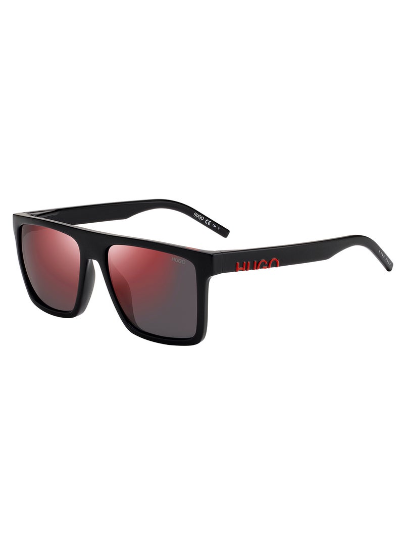 HUGO BOSS Men Square Frame Sunglasses - Lens Size: 56 mm - Image 1