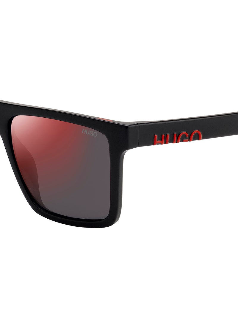 HUGO BOSS Men Square Frame Sunglasses - Lens Size: 56 mm - Image 3