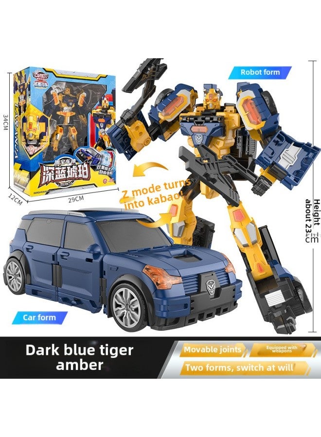 Kabao Car God Reload Return Fire King Driver Elite Edition Children's Classic Transforming Robot Boy Toy-Color:Classic Version  2 Deformations  - Image 1