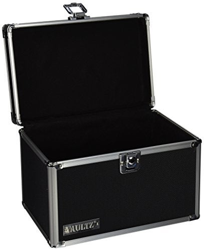 Vaultz Lockable Index Card Holder Flash Card Organizer for Recipes Passwords or Studying Holds 550 5x8 Notecards Index Card Box Study Accessories Black - Image 3