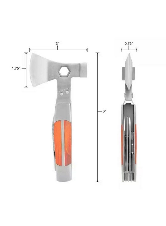 Sheffield Precision Built Deluxe Heavy Duty 12-in-1 Multi Tool Silver and Brown 3.55 x 16.76 x 23.87 cm 12301 - Image 3