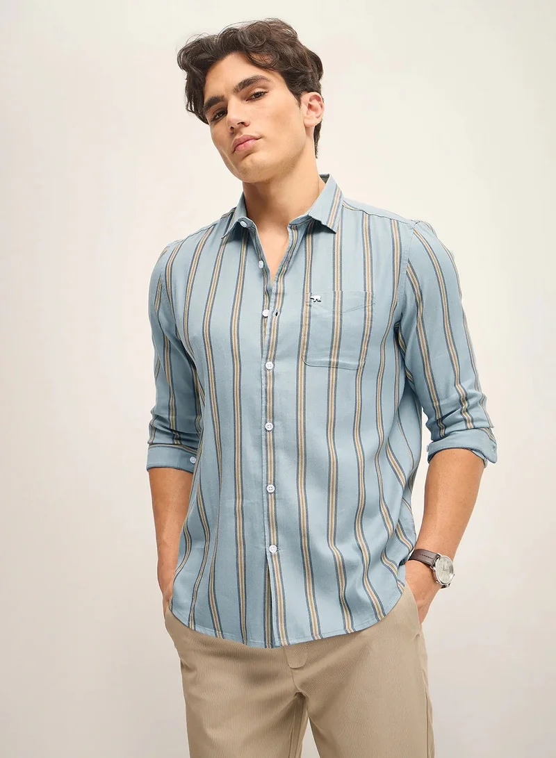 Cotton Shirt for Men | Long Sleeve, Casual & Formal Wear | Soft, Breathable Fabric for Office, Everyday, & All-Season Use in Classic & Trendy Colors