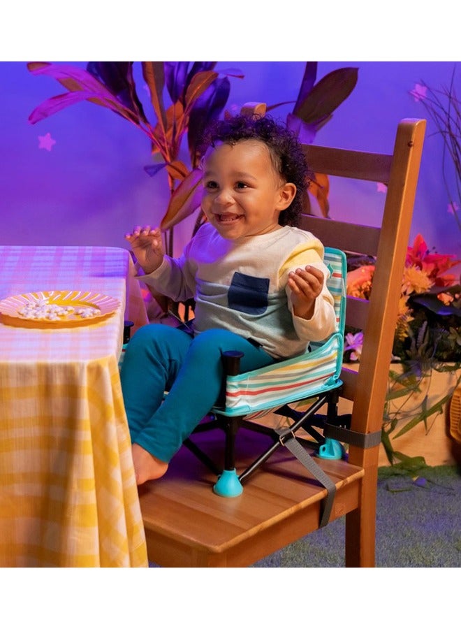 Bright Starts Mickey Mouse Pop ‘N Sit Portable Booster Seat – 3-in-1 Floor Seat, Feeding Seat with Tray, and Toddler Booster, for Babies 6 Months to 3 Years - Image 4