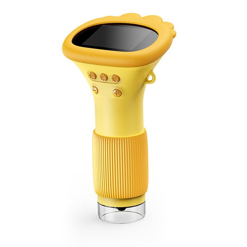 2in Screen Handheld Microscope 2MP 100 to 1000X Zoom Real Time HD Imaging Portable Microscope with 8 LEDs Orange - Image 1