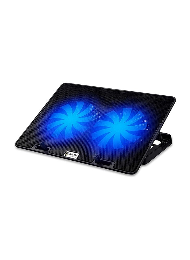 Lapcare Renewed - LAPCARE ChillMate Adjustable Laptop Cooling Pad with Twin Fans for Efficient Cooling - Image 2