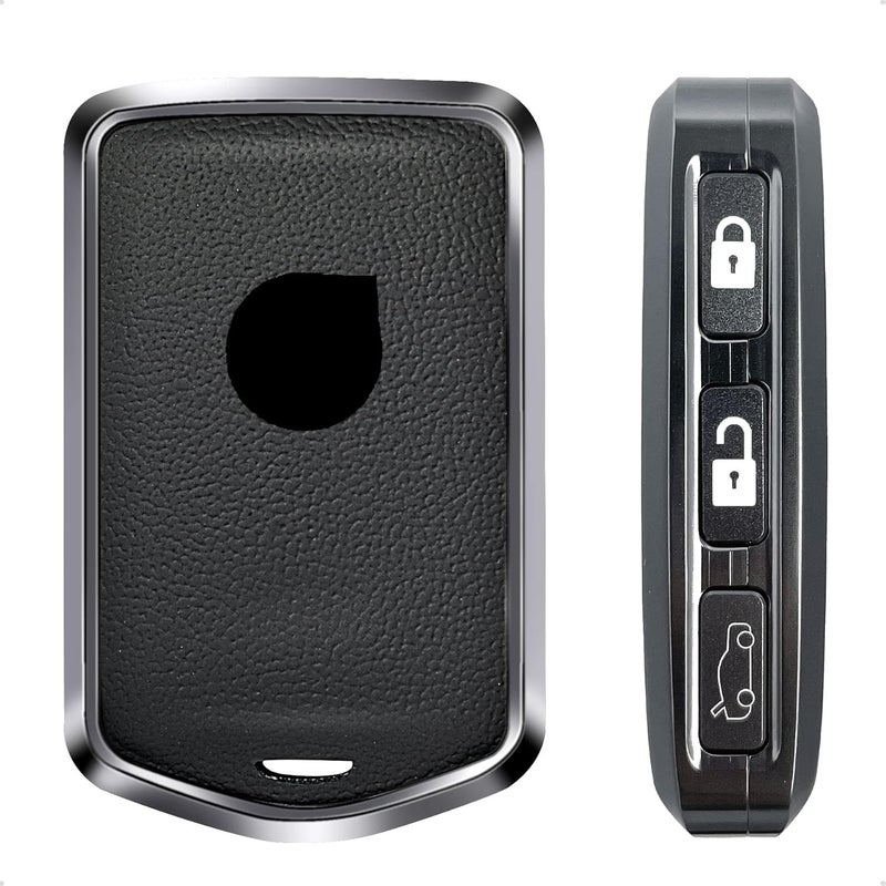 SK CUSTOM Leather and Aluminum Smart Key Case for Volvo - Image 1