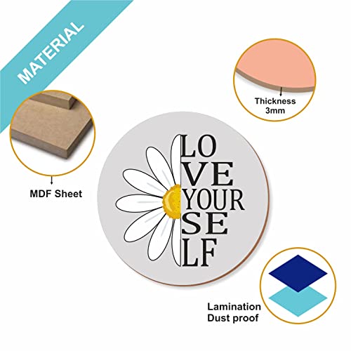 Paper Plane Design Wall Art Vintage Wooden Wall Hanging Home Decor Items. (Love) - Image 3