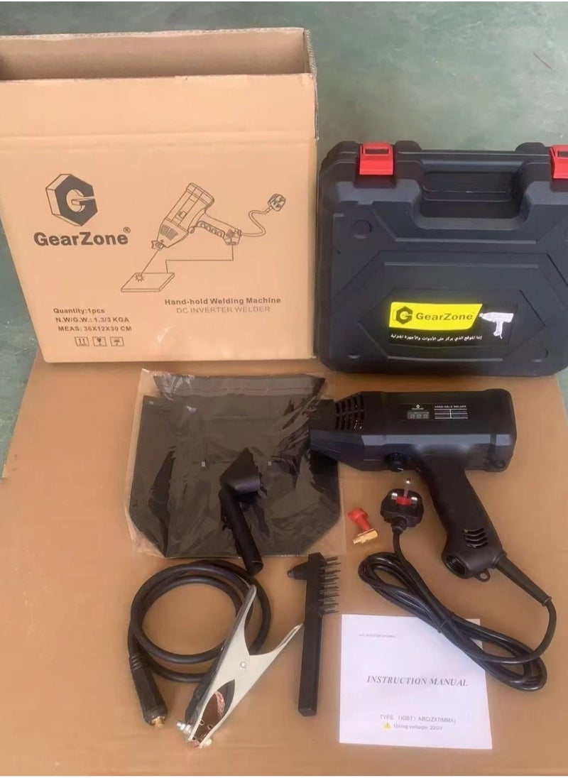 GearZone - GearZone 220V-60Hz-3000W Handheld Portable Electric Welding Machine, Automatic Digital Smart Welding Machine With Current Adjustment Handle - Image 1