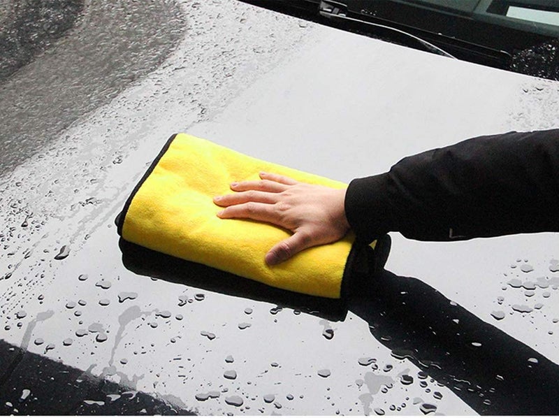 OAN Microfiber Car Cleaning Cloth for Detailing & Polishing 800 GSM, 40x30 CM Pack of 3 - Image 4