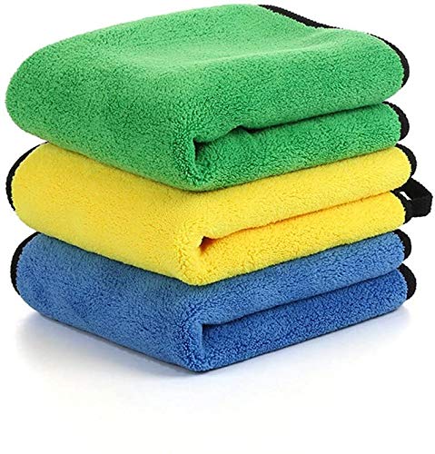 OAN Microfiber Car Cleaning Cloth for Detailing & Polishing 800 GSM, 40x30 CM Pack of 3 - Image 1