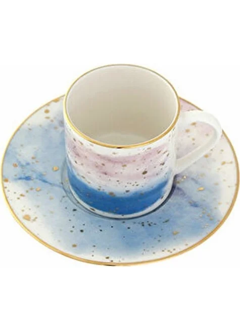 Porland Cosmos Ds5 Coffee Cup with Saucer 90 Cc