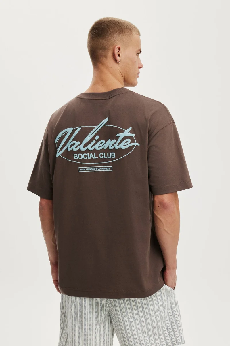 Cotton On  BOX FIT TEXT T-SHIRT for Men | Best Price UAE