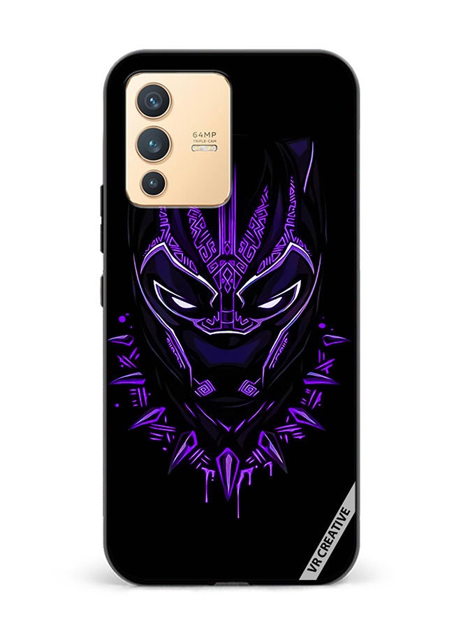 VR CREATIVE Protective Case Cover For Vivo V23 5G Black Panther Design Multicolour - Image 1