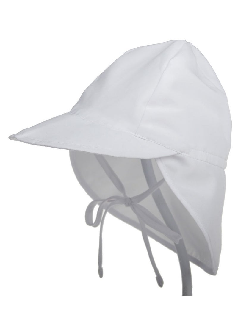 Generic Kids UV Protection Sun Hat Toddler Summer Beach Wide Brim Hat,White,L  - Image 1