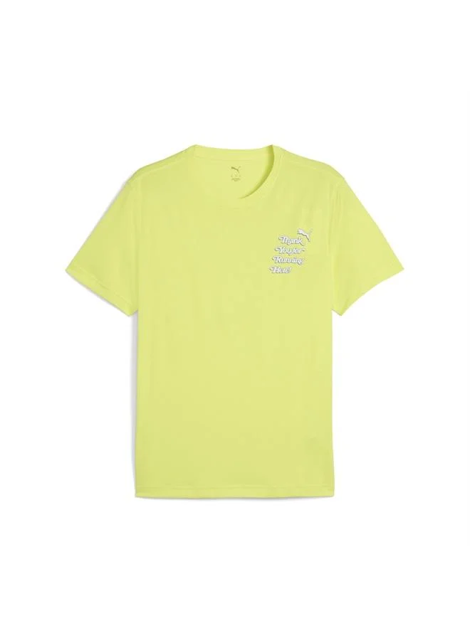 Puma Lemon Sherbert GRAPHICS Slogan Running Tee Men for Men | Best Price UAE