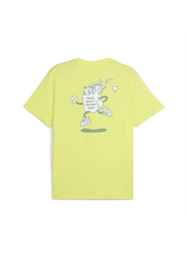 Puma Lemon Sherbert GRAPHICS Slogan Running Tee Men for Men | Best Price UAE