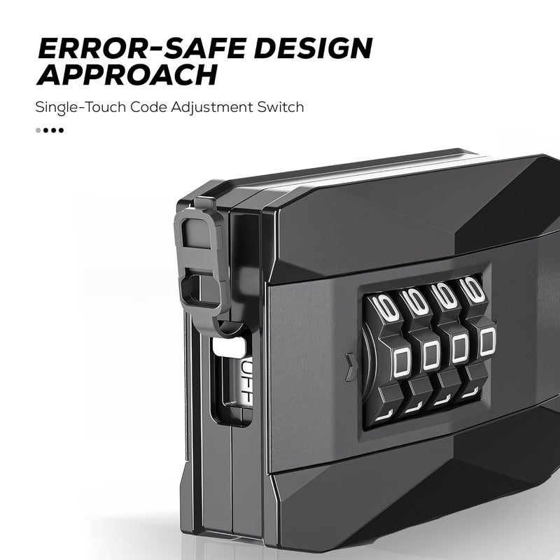 MIORAH Combination Lock | Heavy Duty Number Lock for Door | Keyless Password Padlock for Home & Gate Security - Image 3