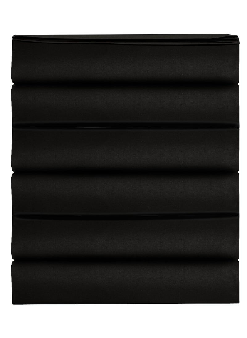 Elegant Comfort (6-Pack) Luxury Fitted Sheets! Premium Hotel Quality Elegant Comfort Wrinkle-Free 1500 Thread Count Egyptian Quality 6-Pack Fitted Sheet with Storage Pockets on Sides  Full Size  Black  - Image 4