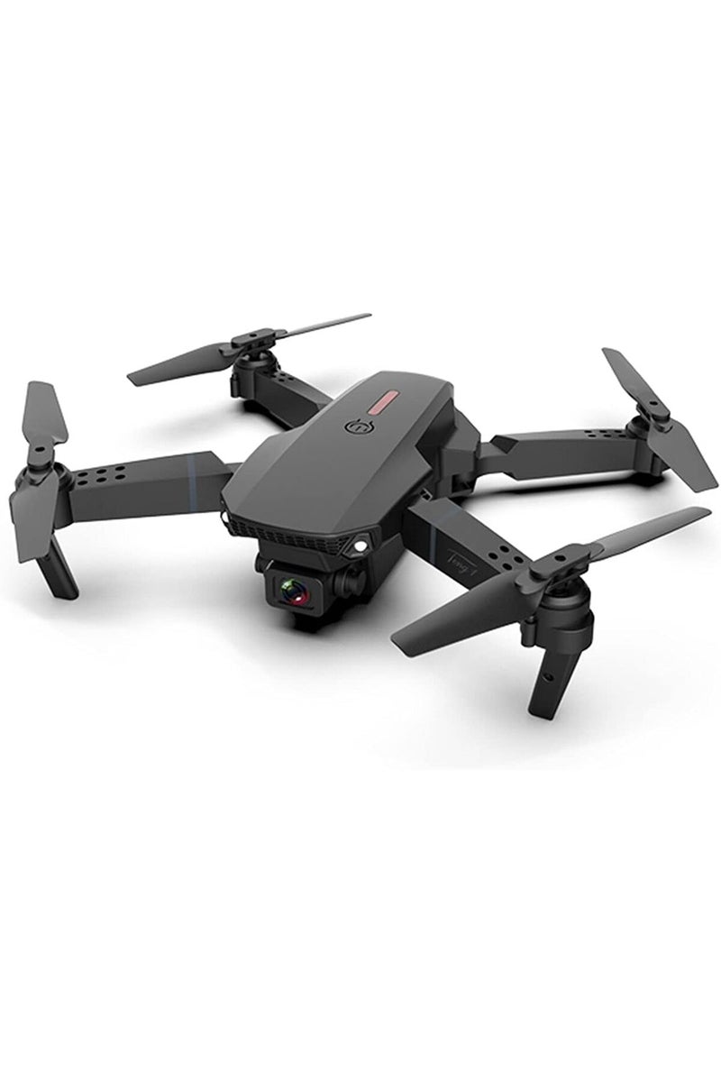 E88 Pro Drone 4k With High Definition Camera WiFi Foldable Drone 2.4G 6 Axis RC Altitude Hold - Black - Image 2