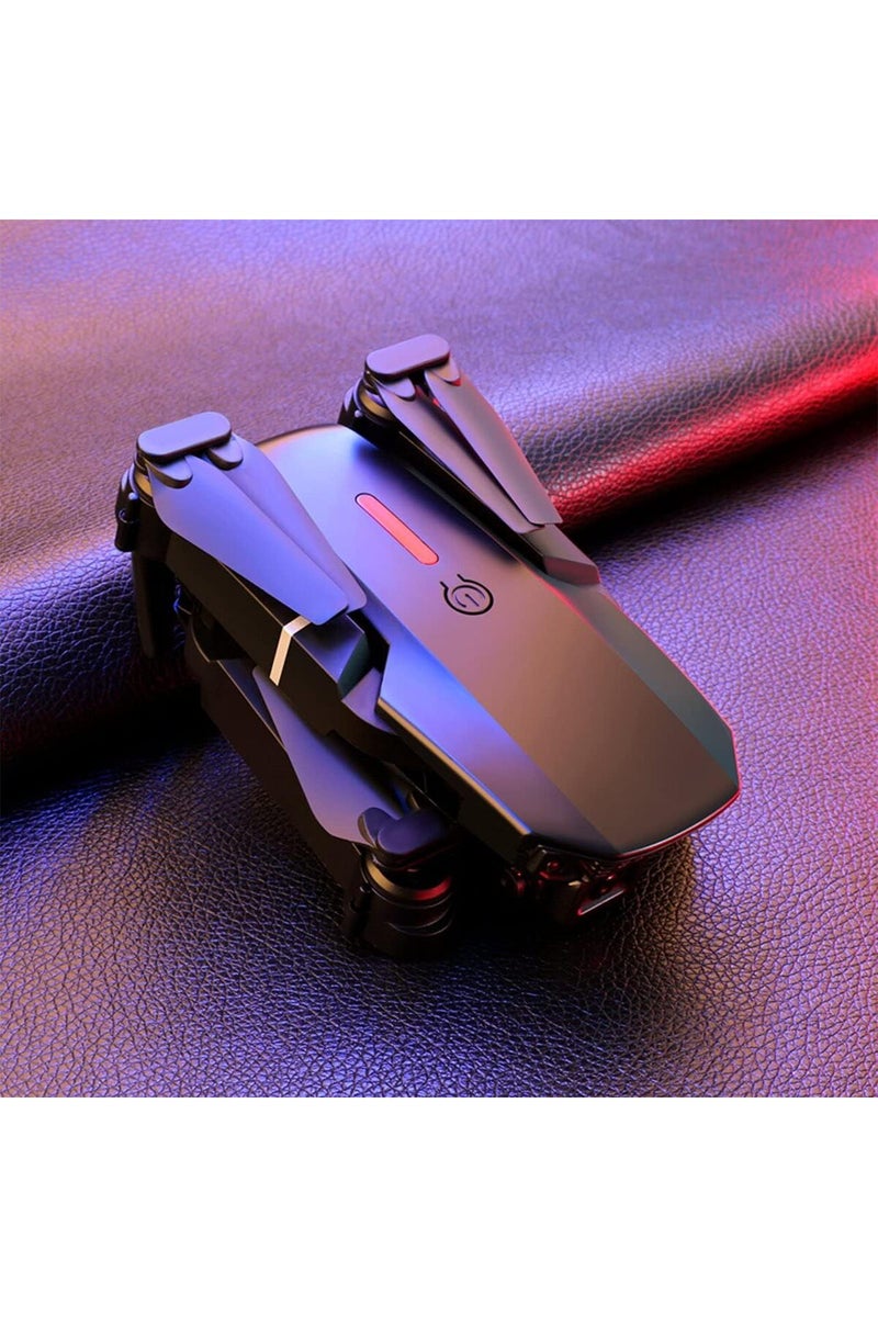 E88 Pro Drone 4k With High Definition Camera WiFi Foldable Drone 2.4G 6 Axis RC Altitude Hold - Black - Image 4