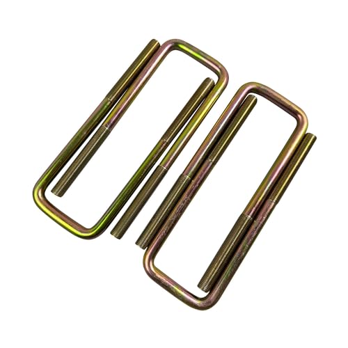 BST BSSP 4PCS Square U-Bolts 2.5" Wide Leaf Springs 8.75" Long Compatible with 1988-2019 Chevy Silverado GMC Sierra 1500 w/Hardware - Image 4