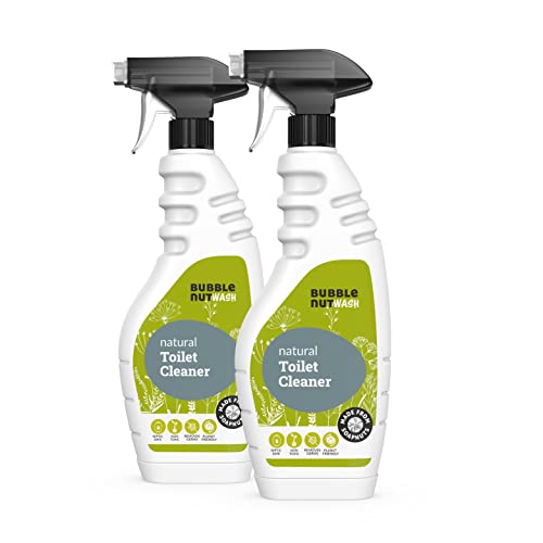 BubbleNut Wash Toilet Bowl Cleaner Liquid - Natural, Organic, Septic Safe, Fumes free, Biodegradable, Remover of Limescale , Yellow Stain from Hard Water, For Home and Office, Lime scale Descaler for Bathrrom Floor (500 ml X 2) - Image 1