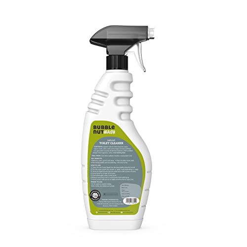 BubbleNut Wash Toilet Bowl Cleaner Liquid - Natural, Organic, Septic Safe, Fumes free, Biodegradable, Remover of Limescale , Yellow Stain from Hard Water, For Home and Office, Lime scale Descaler for Bathrrom Floor (500 ml X 2) - Image 2