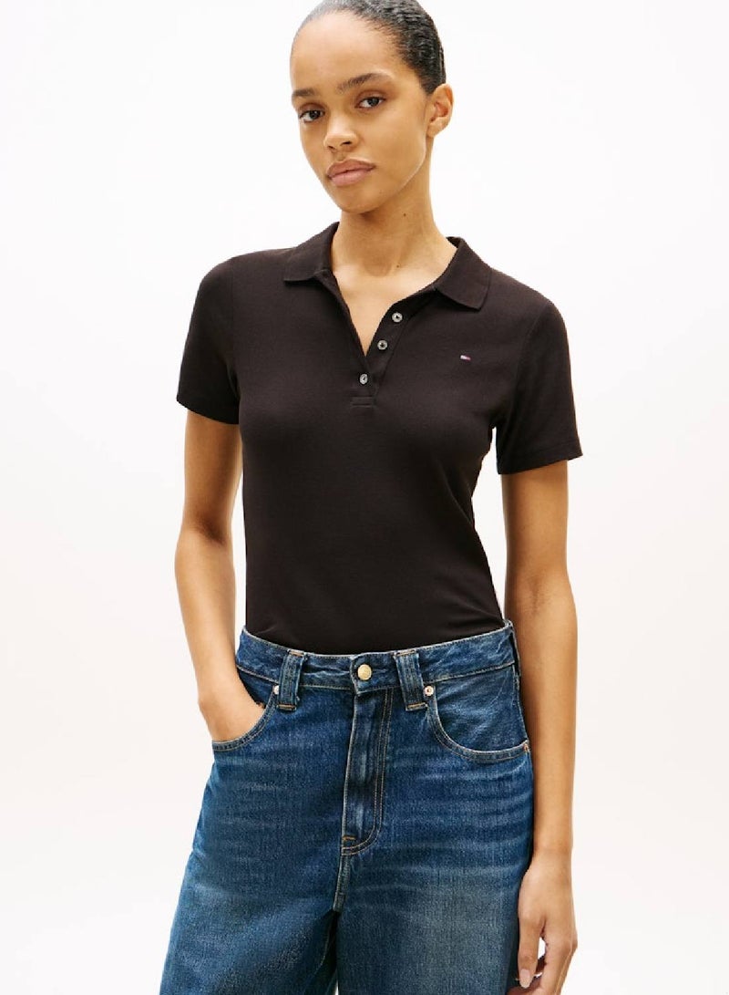 TOMMY HILFIGER Heritage Slim Fit Polo Shirt - Image 1