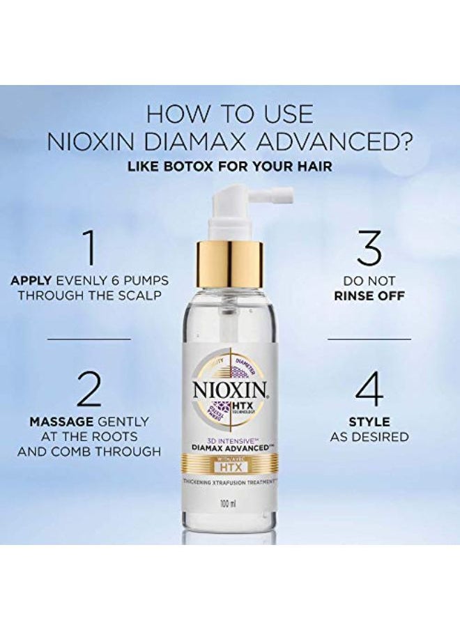 Nioxin علاج تكثيف الشعر المتقدم من دياماكس، 3.38 أونصة  - Image 5