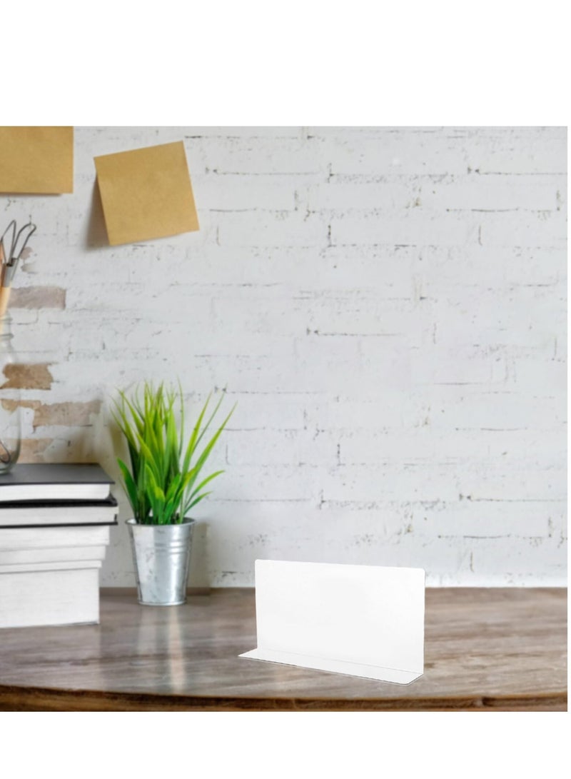 SYOSI 10 Pack Plastic Clear Shlef Dividers, Side L Shape Separator Thicken Clapboard, Suitable for Closets, Cabinets, Bedroom, Kitchen, Office - Image 4