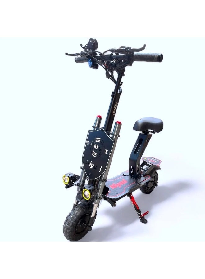 Monster scooter double shield oil brake