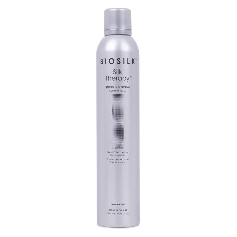 BioSilk Silk Therapy Finishing Spray Natural Hold, Natural-Hold Hairspray For Long-Lasting Styles, Sulfate, Paraben, & Cruelty-Free, 10 Oz - Image 1