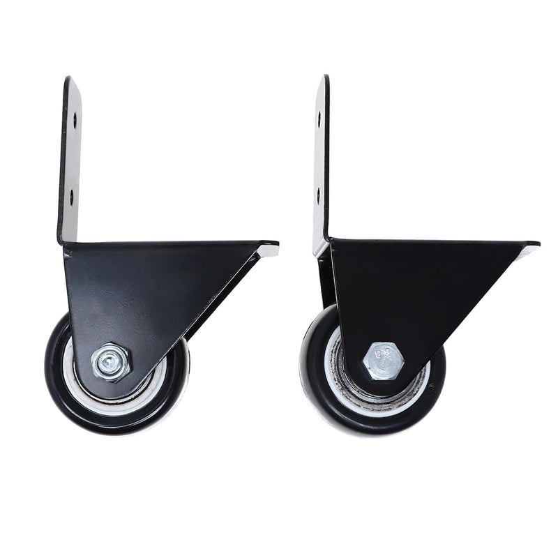 Heavy Duty Furniture Casters Dark Brown Wheels for Suitcase Luggage and Material Handling - Image 2