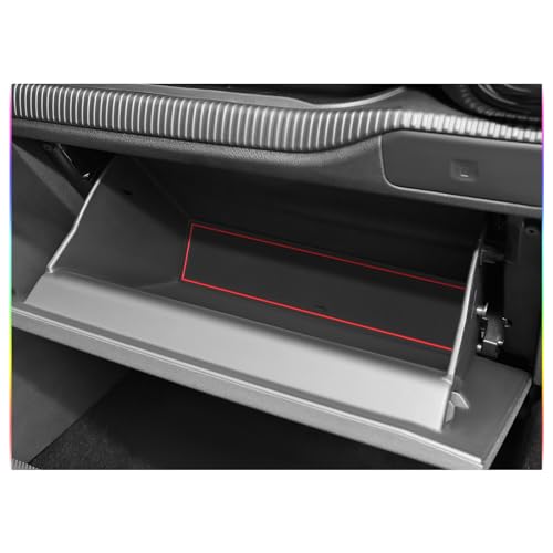 SKTU Upgrade Door Slot Mat for 2024 2025 2026 Ford Ranger Door Groove Gate Pad Ford Ranger 2024 2025 2026 Accessories 17Pcs Fit 2024 2025 2026 Ranger Raptor Door Compartment Console Liners (Red) - Image 5