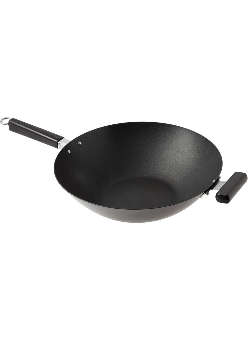 Joyce Chen JOYCE CHEN Professional Series 14-Inch Carbon Steel Excalibur Nonstick Wok with Phenolic Handles  - Image 1