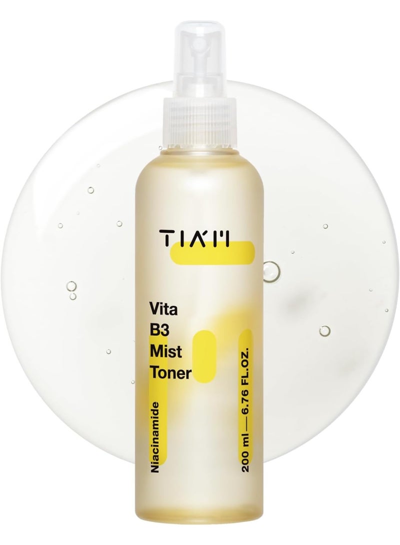 TIA'M Vita B3 Mist Toner with Niacinamide, Tranexamic Acid, and Vitamin C for All Skin Types, Facial Mist That hydrates, refreshes & brightens, 6.76 FL.OZ. / 200ml - Image 1