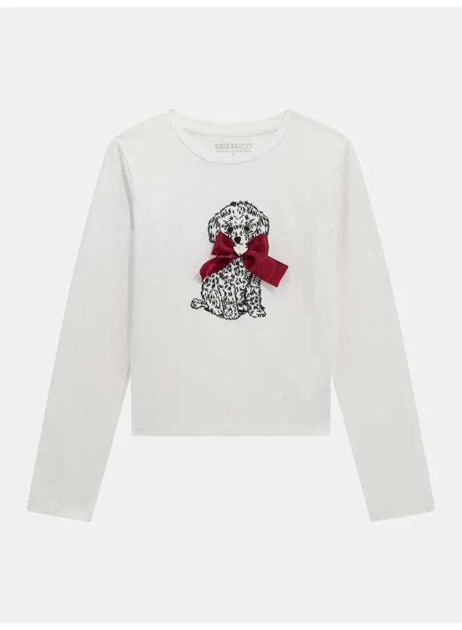 GUESS Kids Printed Crew neck T-Shirt